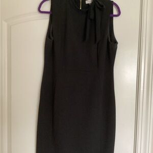 Calvin Klein Black Bow Accent Mini Dress